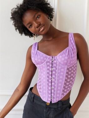 NWT Urban Outfitters/Out From Under Wildflower Lace Corset